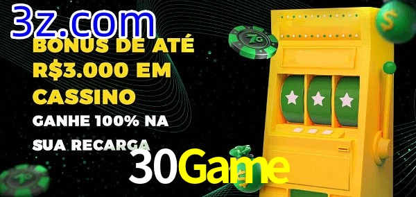30Game melhor bônus de depósito